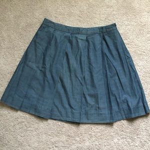 Martin + Osa Chambray Jean Skirt